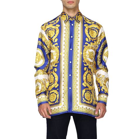 chemise versace blanc|chemise versace homme.